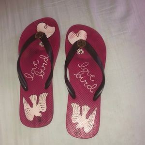 Tory Burch designer flip flops